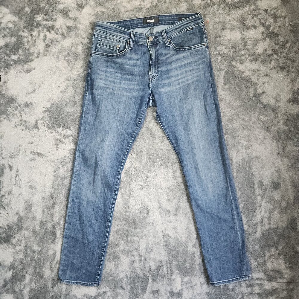 Mavi Men's Slim Straight Jeans - Light Blue
